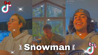 Snowman  Sia  Tiktok Compilation cover [upl. by Llenrev597]