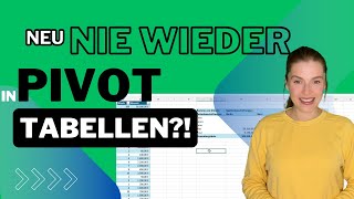 NEU in Excel GRUPPIERENNACH und PIVOTMIT einfach erklärt –Datenanalyse ohne PIVOT Tabelle [upl. by Moffitt]