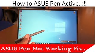 Asus Pen ActiveConnect  Asus Pen Not Working  How to Asus Pen Laptop connectInstall [upl. by Betsey758]