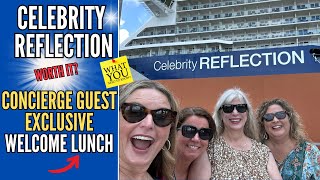 CELEBRITY CRUISE LINE  REFLECTION SHIP  Exclusive CONCIERGE Lunch  Menu Food TIPS Day 1 Guide [upl. by Salas679]