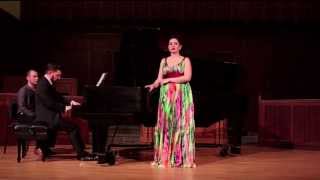 Asturiana  Manuel de Falla with Soprano Miriam Khalil [upl. by Ursas]