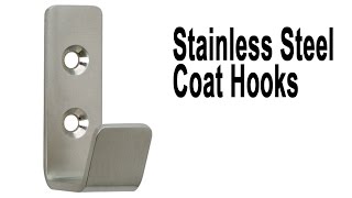 Hafele Stainless Steel Coat Hook 84234050 [upl. by Nylg610]