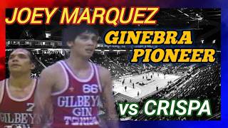 Joey Marquez with Robert Jaworski  PBA 1984 All Filipino Cup Finals Game 4 CRISPA vs GILBEYS [upl. by Fidole]