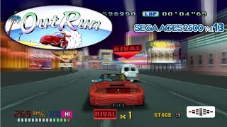 OutRun Sega AGES 2500 Vol 13 Arranged mode  middle route [upl. by Aehsal675]