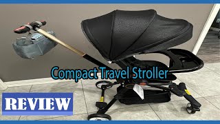 UNISWAN Compact Travel Stroller Review  He baby stroller is very light weight and easy to manuver [upl. by Enelaj368]