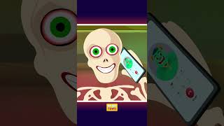 Loony Five Skeletons On A Bus skeletons shortsfeed spooky ytshorts shortsfeed [upl. by Darrelle]