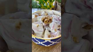 Apple walnut Salad  Fresh amp Crunchy Apple Walnut Salad Recipe  5 min salad recipe [upl. by Hummel958]