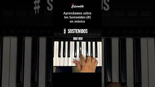 Aprendamos sobre los Sostenidos  pianotutorial piano clasesdepiano [upl. by Aserahs]