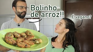 BOLINHO DE ARROZ VEGANO COM APENAS 3 INGREDIENTES  DEU A LOUCA NO PRODUTOR 1 [upl. by Zorine835]