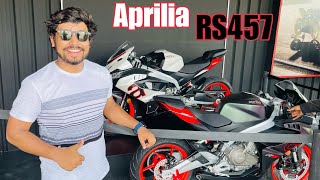 Aprilia RS457 Lene Delhi Nikal Gai [upl. by Yllim]