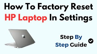 How To Factory Reset HP Laptop In Settings Windows 11 [upl. by Saffren]