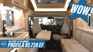 WOW EuraMobil Profila RS 720 EF  Modell 2024  Neues Interieur Roomtour [upl. by Esserac]