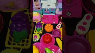 Baby doll kitchen cart food cooking toys baby Doll play [upl. by Wagstaff55]