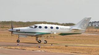 Epic E1000 GX  Voo de demonstração no Aeroporto de Sinop Mato Grosso Brasil SBSIOPS  N831VF [upl. by Nnaassilem]