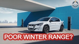 PEUGEOT E208 WINTER RANGE TEST [upl. by Kathie]