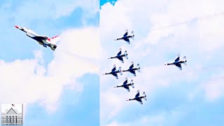 USAF Thunderbirds WOW Crowd at 2024 Charleston Airshow [upl. by Farrington]