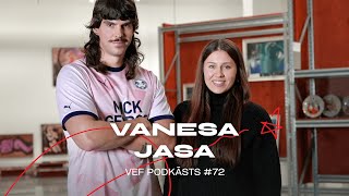 Vanesa Jasa par vēsturisko sudrabu ar jauniešu izlasi  VEF PODKĀSTS 72 [upl. by Anaihsat]