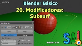 20 Modificadores Superficie de Subdivisión [upl. by Attelrak]