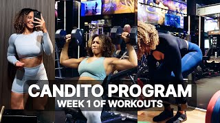 Full Week of Workouts on Candito Program  Strength Training for Women [upl. by Aina]