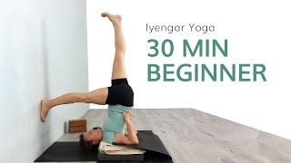 Iyengar Yoga for Beginners—35 Minutes of MindBody Connection [upl. by Dorfman]