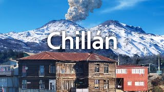 Powerful Volcano Explosion 🌋  Chillán City and its quotNevadosquot Chile 🇨🇱 [upl. by Wiburg]