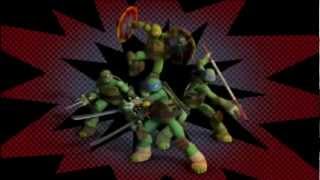 TMNT 2012 Opening 2003 Theme [upl. by Noryak]