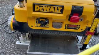 DEWALT Thickness Planer Two Speed 13 inch 15 Amp 20000 RPM Motor DW735X Review [upl. by Nedry]