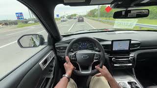 2024 Ford Explorer ST Line POV Test Drive 23 Turbo 4 nbcrmagcom [upl. by Attenev450]