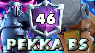 Top46 with PEKKA Bridge Spam Go top1😉Clash Royale [upl. by Wendall]