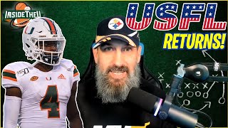 The USFL is Coming Back Jeff Thomas Gets Drafted Player Salaries amp Jim Kelly Story [upl. by Lednew]