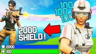 JE SUIS INVINCIBLE GRÂCE À MON SHIELD À LINFINI SUR FORTNITE [upl. by Delp]