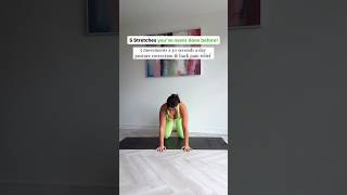 5 Stretches and Exercises for Lower Back Pain Relief 5 Best Core Exercises for Back Pain youtubes [upl. by Euqinorev]