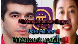 CT mengumumkan Tanggal Resmi Open Mainnet ‼️ Pinetworkupdate [upl. by Enialehs]