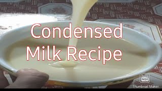 Condensed MilkOnly Three IngredientsHomemade Sweetened Condensed Milk Recipe by Nighats Kitchen [upl. by Aihseyk]