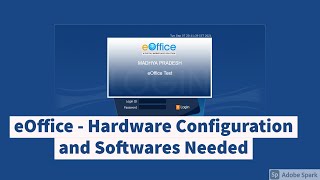 Video 2 eOffice  Hardware Configuration and Softwares Needed  Hindi [upl. by Aiekat650]