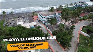 PLAYA LECHUGUILLAS Y MARISCOS EL PORRO EN VERACRUZ [upl. by Meer]