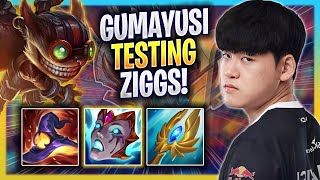 GUMAYUSI TESTING ZIGGS IN KOREA SOLOQ  T1 Gumayusi Plays Ziggs ADC vs Nilah  Bootcamp 2023 [upl. by Ennavoj284]