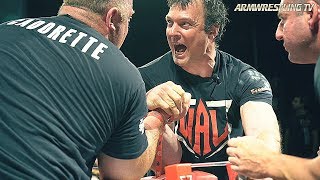 Devon LARRATT vs Jerry CADORETTE  ARM WRESTLING MATCH 2018 [upl. by Eraste]