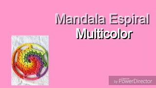 Mandala espiral a crochet paso a paso [upl. by Vijar53]