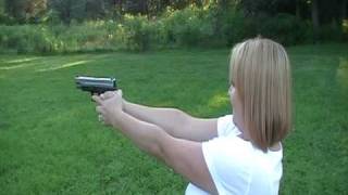 shooting the springfield armory xd 45 tactical [upl. by Anippesuig]