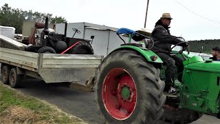 Große Oldtimer Heimreise vom schönsten Fest des Jahres 14 Traktortreffen in Kradenbach 23072023 [upl. by Ayikin]