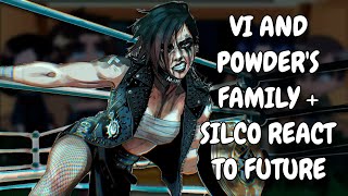 Past Vi And Powders Family  Silco React To Future  Arcane  Gacha React [upl. by Nerhe]