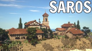 Cute Mediterranean Village in Minecraft [upl. by Cynara]