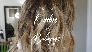 From Ombre to Balayage  Hair Tutorial [upl. by Iseabal195]