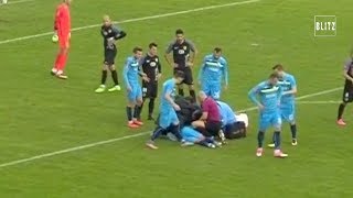 Croazia ha un malore in campo calciatore salvato dallarbitro [upl. by Alilad]