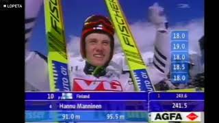 Nordic combined world championships Ramsau 1999 Yhdistetyn MMkisat Ramsau 1999 hannumanninen [upl. by Ynnaf]