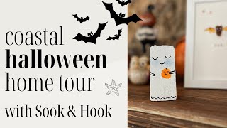 Coastal Halloween Home Tour with Sook amp Hook halloween home housetour coastal [upl. by Lianne588]