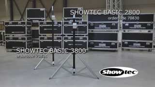 Showtec Basic Wind up stands 2800 amp 3800 [upl. by Yhtac95]