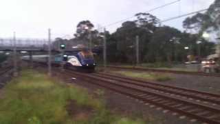 Countrylink XPT passes Toongabbie [upl. by Dyun]