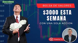 Cómo ganar 3000 cada semana con 1 estrategia Bolsa de Valores copy copy [upl. by Schiro]